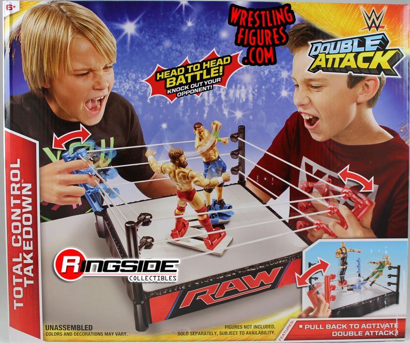 WWE Total Control Double Attack Playset | Ringside Collectibles