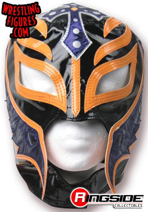 Rey Mysterio Black Orange Kids Size Replica Mask
