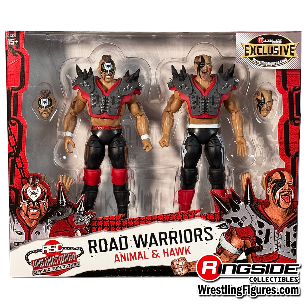 Image (Variant Grey) Road Warriors - RSC Unsanctioned Classic Superstars Exclusive 2-Pack