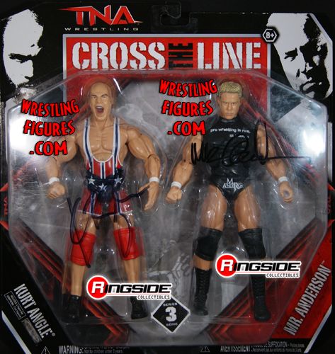 Kurt Angle & Mr. Anderson - TNA Cross The Line 3 (Autographed