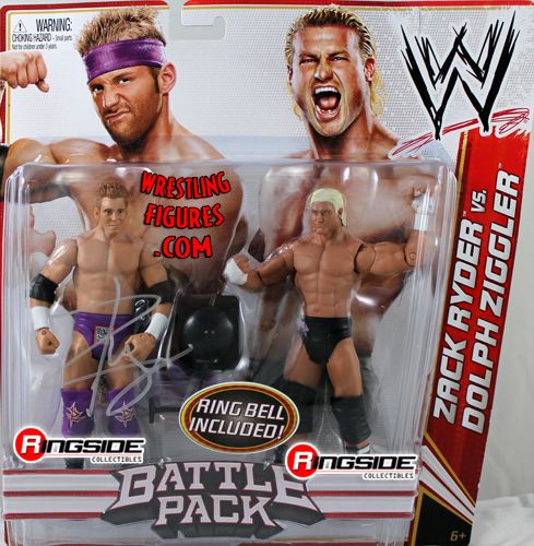 Zack Ryder & Dolph Ziggler - WWE Battle Packs 18 (Autographed by