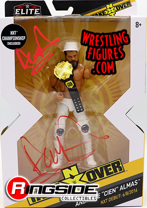 signed wrestling figures