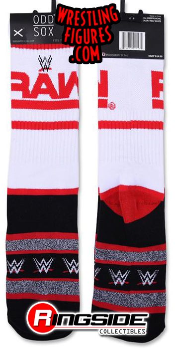 Monday Night Raw (360 Knit) - WWE Wrestling Socks by Odd Sox!