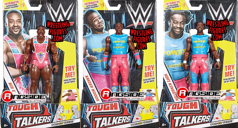 Set of 3 WWE Tough Talkers Series 2 Toy 