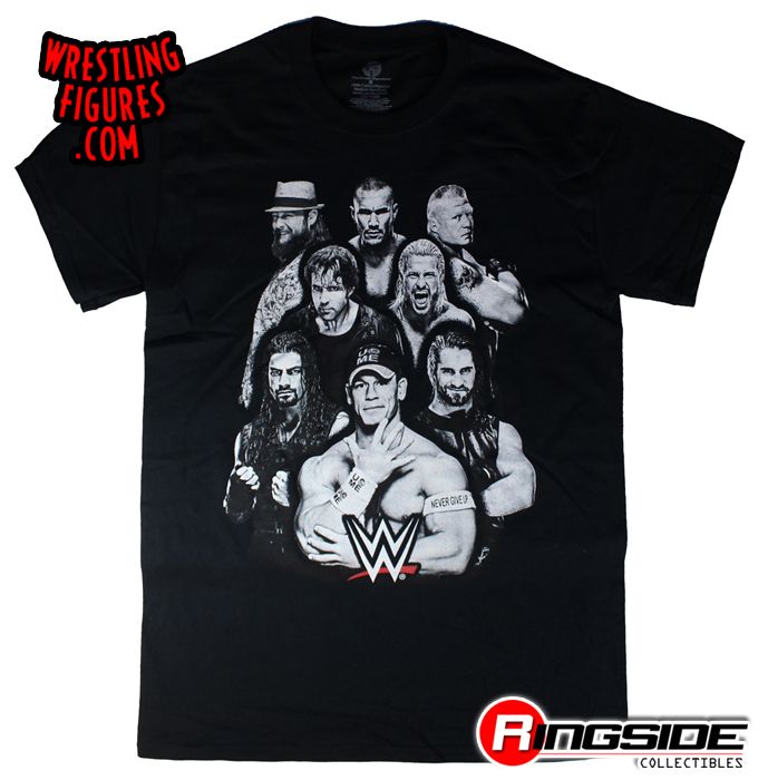 wwe wrestlers t shirts