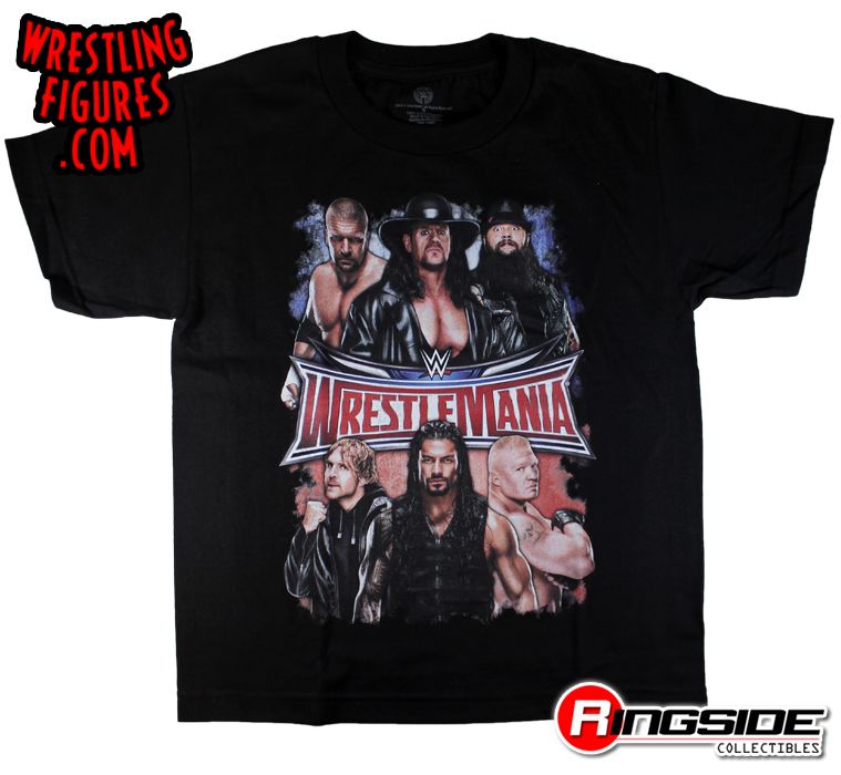 WWE WrestleMania - Style # 1 WWE Wrestling T-Shirt! Officially Licensed ...