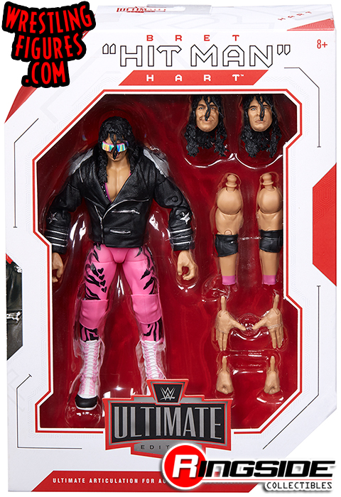 Bret Hart - WWE Ultimate Edition 2 Toy Wrestling Action Figures by