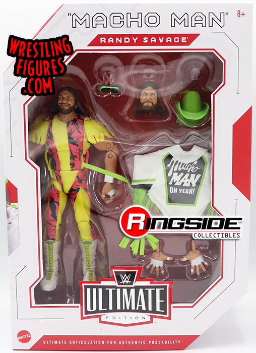 WWE Ultimate Edition “Macho Man” Randy Savage Action Figure, 6-in