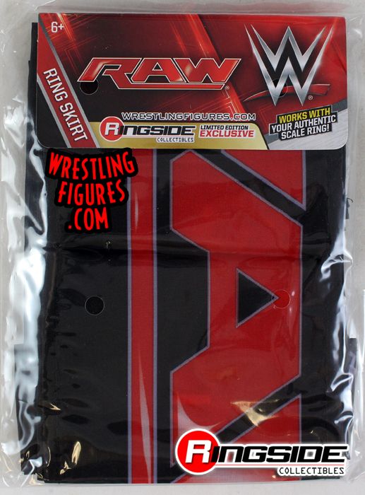 Ring Skirt Raw 15 W Network Ringside Collectibles Exclusive Wwe Authentic Scale Ring Accessories For Your Toy Wrestling Action Figures
