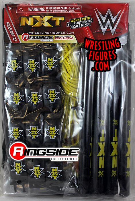 Mini Wrestling Ring Playset with Figures & Accessories 