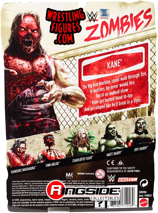 Kane WWE Zombies Series 3 WWE Toy Wrestling Action Figure by Mattel